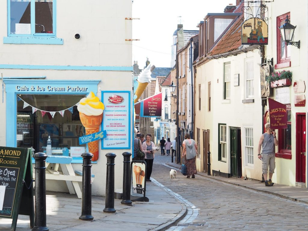 Whitby Ice Cream and streets